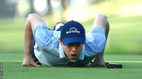 Matthew Fitzpatrick at the Italian Open