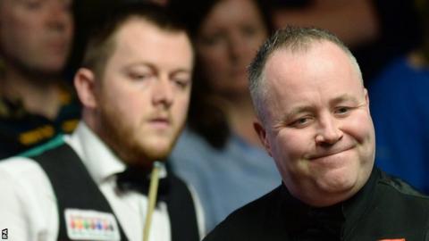 Mark Allen and John Higgins