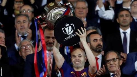 Barcelona hints at a possible farewell for Andres Iniesta Barcelona hints at a possible farewell for Andres Iniesta