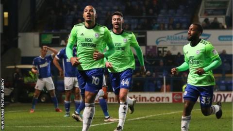 Zohore celebrates
