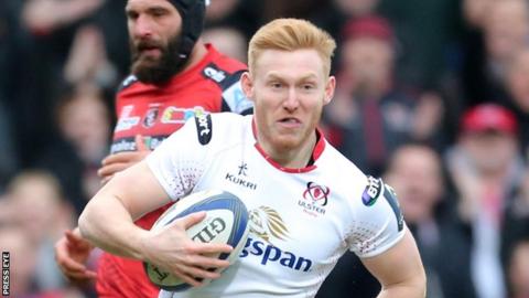 Rory Scholes in action against Oyonnax in this season's European Champions Cup