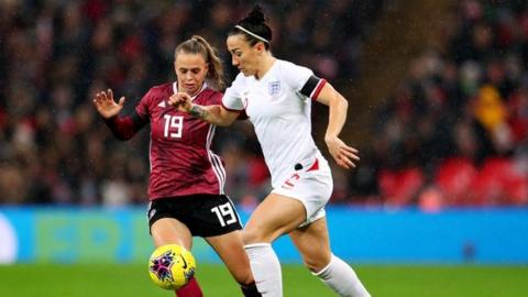 Lucy Bronze England v Germany friendly 2019
