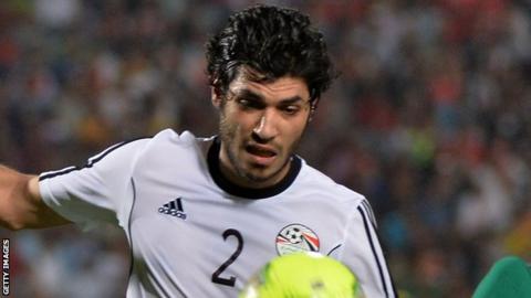 Egypt player Ali Gaber
