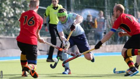 Banbridge pair Eugene Magee and Fraser Mills challenge Monkstown's Stephen Cole
