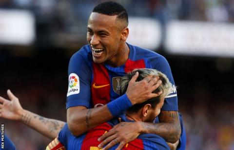 Neymar: Barcelona forward finally signs new contract - BBC Sport