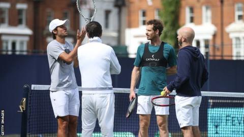 Andy Murry and Feliciano Lopez