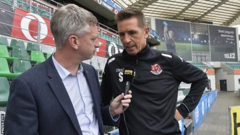 Crusaders manager Stephen Baxter