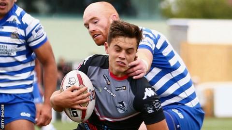 Alex Walker in action for London Broncos