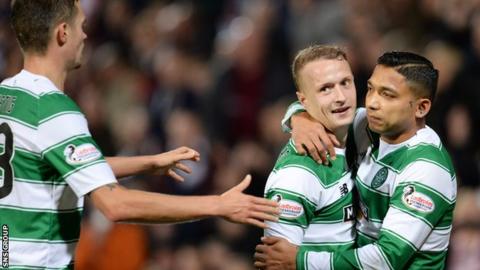 Leigh Griffiths was the star man in Celtic victory at Tynecastle