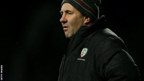 London Irish head coach Tom Coventry