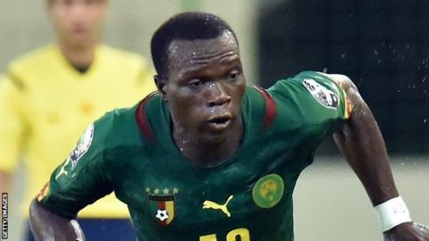 Cameroon striker Vincent Aboubakar