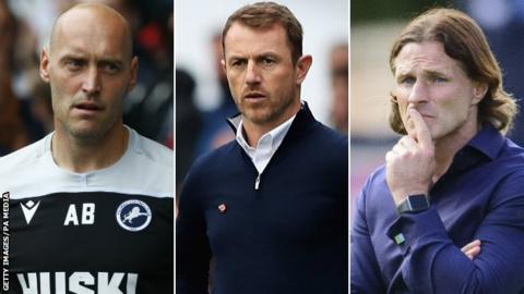 Adam Barrett, Gary Rowett and Gareth Ainsworth