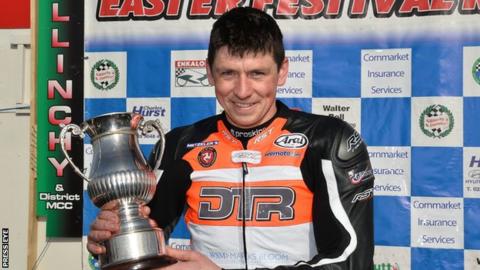 Dan Kneen was the winner of the Enkalon Trophy held over two legs