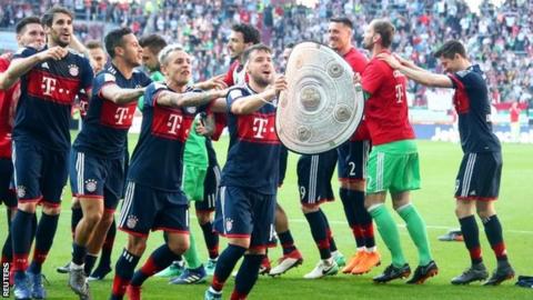 Bayern Munich Wrap Up Sixth Bundesliga Title In A Row With Win