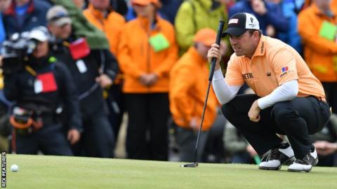 Richie Ramsay during his second round at Royal Birkdale