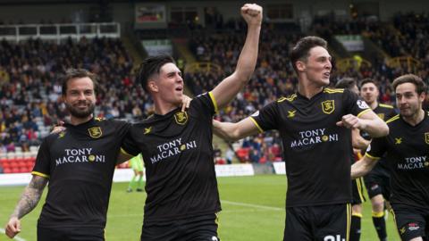 Livingston players celebrate