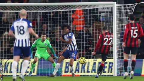 Bournemouth 3-1 Brighton & Hove Albion: Cherries end six-game ...