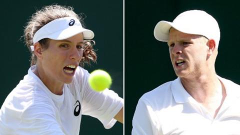 Johanna Konta and Kyle Edmund ready for Wimbledon