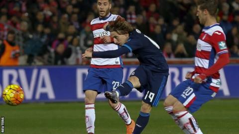 Luka Modric scores for Real Madrid