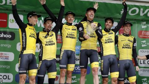 LottoNL-Jumbo celebrate