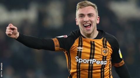 Jarrod Bowen in action for Hull