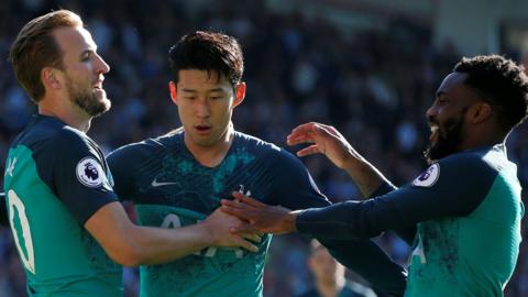 Tottenham celebrate