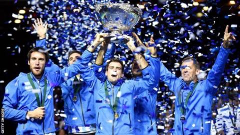 Argentina beat Croatia in the 2016 Davis Cup final