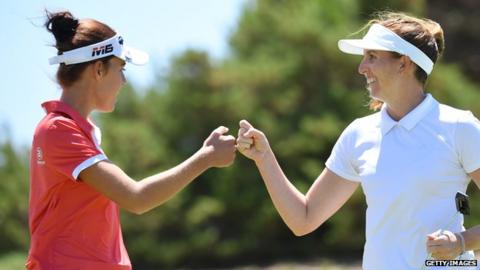 Meghan MacLaren and Florentyna Parker