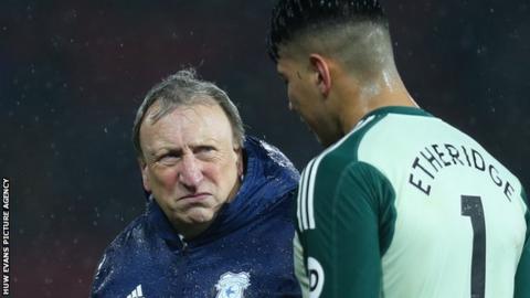 Neil Warnock (left) with Neil Etheridge