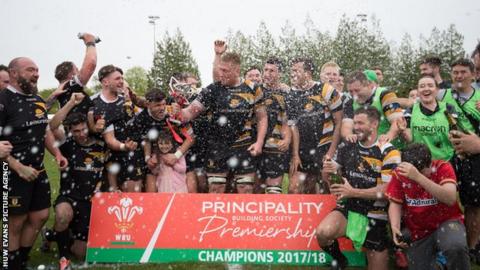 Merthyr won the 2017-18 Principality Welsh Premiership