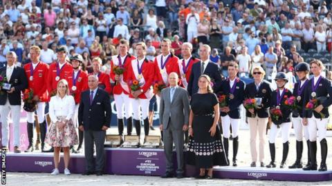 GB's showjumpers