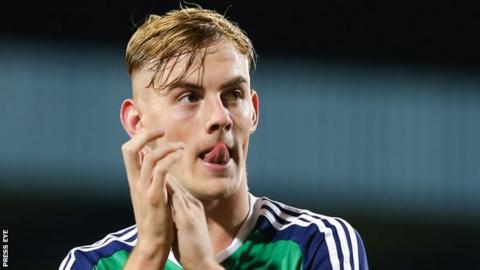 Sykes is a regular in the Northern Ireland Under-21 side