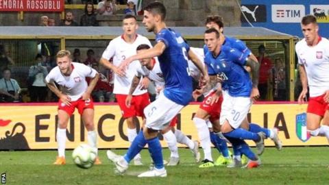 Image result for italy vs poland nations league