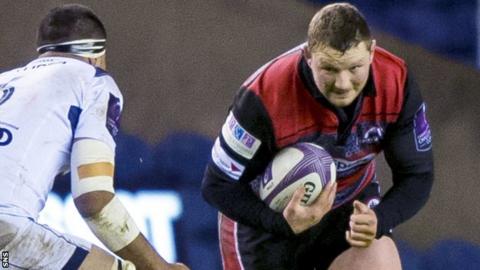 John Andress in action for Edinburgh