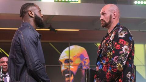 Tyson Fury and Deontay Wilder