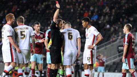 MK Dons v Burnley