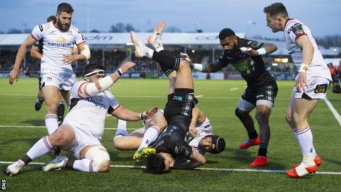 Glasgow Warriors came from behind to beat Ulster 30-7 earlier this month