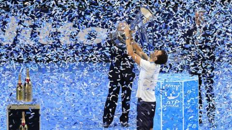 2017 ATP Tour Finals winner Gregor Dimitrov