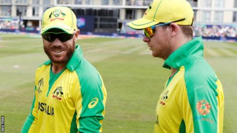 Australia's David Warner and Steve Smith