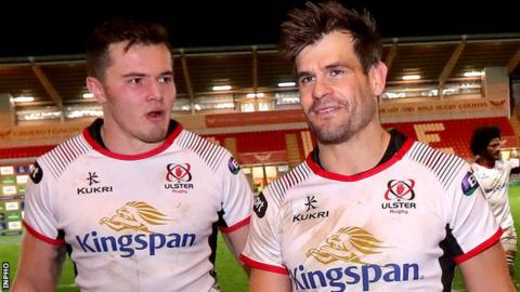 Jacob Stockdale and Louis Ludik haven't played together since the Champions Cup win over Leicester in January