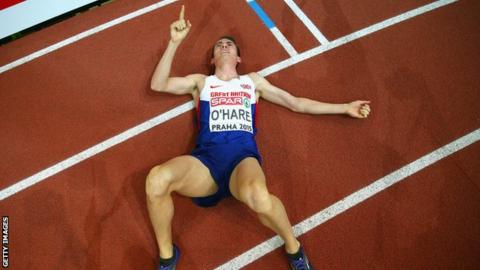 Chris O'Hare has a European Indoor medal from last year