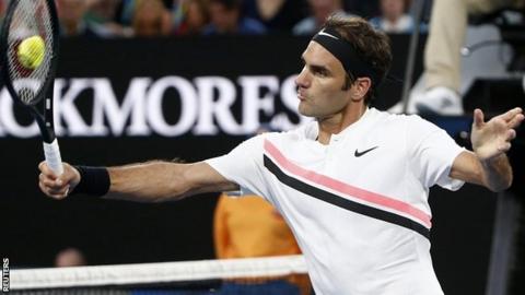 Roger Federer controlled the match from the start