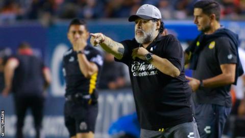 Diego Maradona at Dorados