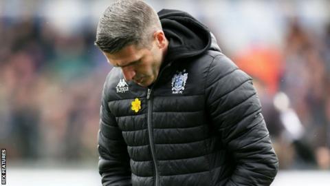 Bury manager Ryan Lowe