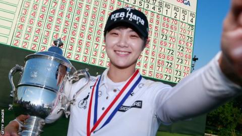 park sung hyun south korean is first lpga tour rookie reach number park sung hyun south korean is first lpga tour rookie reach number