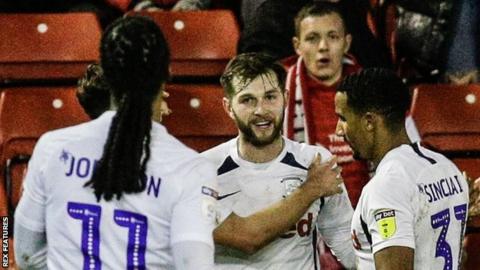 Barkhuizen was also on target when Preston beat Barnsley 5-1 earlier in the season