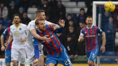 Partick Thistle and Inverness players