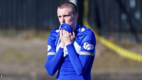 Queen of the South scorer Iain Wilson
