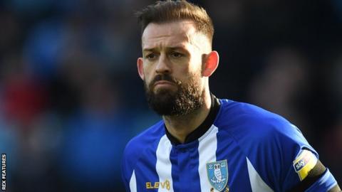 Steven Fletcher playing for Sheffield Wednesday
