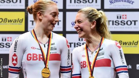 Emily Nelson and Laura Kenny